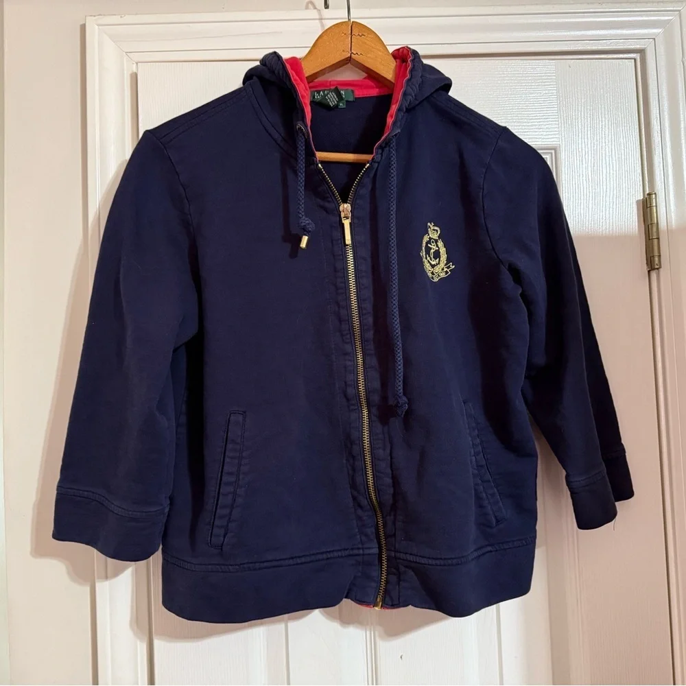 Ralph Lauren Full Zip Hooded Sweatshirt